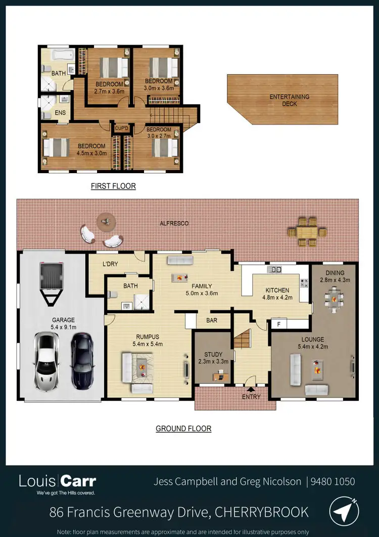 Floorplan of Homely house listing, 86 Francis Greenway Drive, Cherrybrook NSW 2126