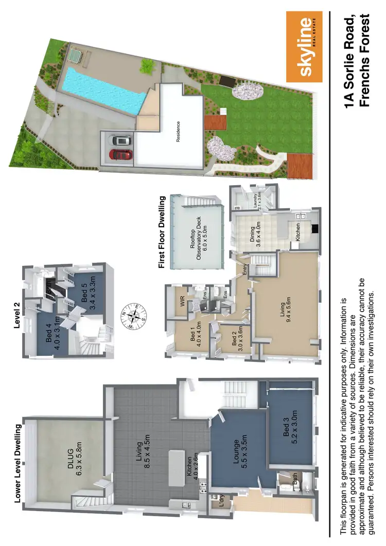 Floorplan of Homely house listing, 1a Sorlie Road, Frenchs Forest NSW 2086