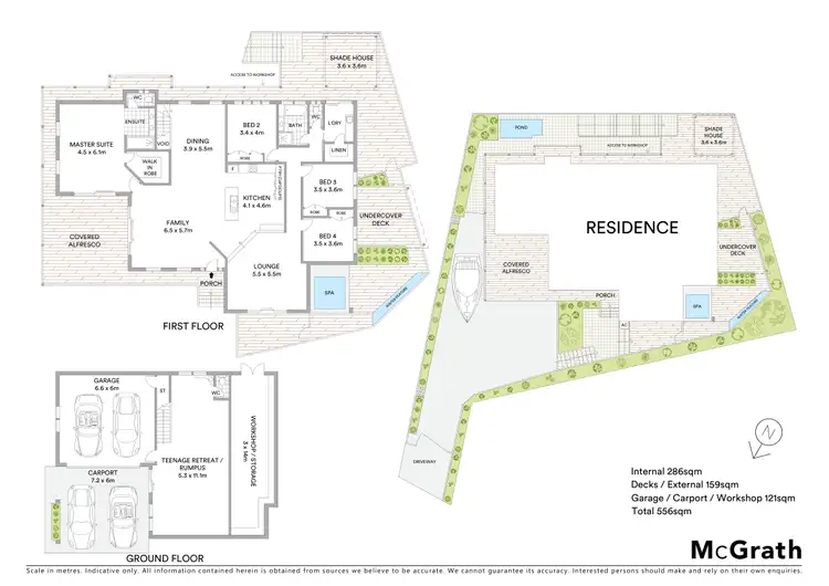 Floorplan of Homely house listing, 15 Caitlin Place, Bli Bli QLD 4560