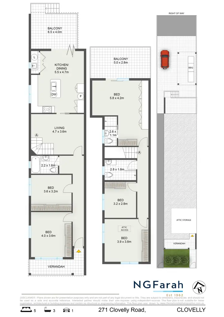 Floorplan of Homely house listing, 271 Clovelly Road, Clovelly NSW 2031