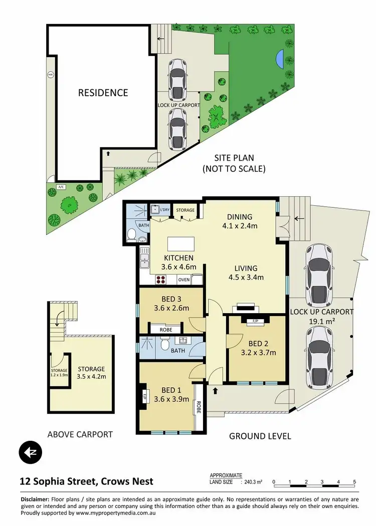 Floorplan of Homely house listing, 12 Sophia Street, Crows Nest NSW 2065