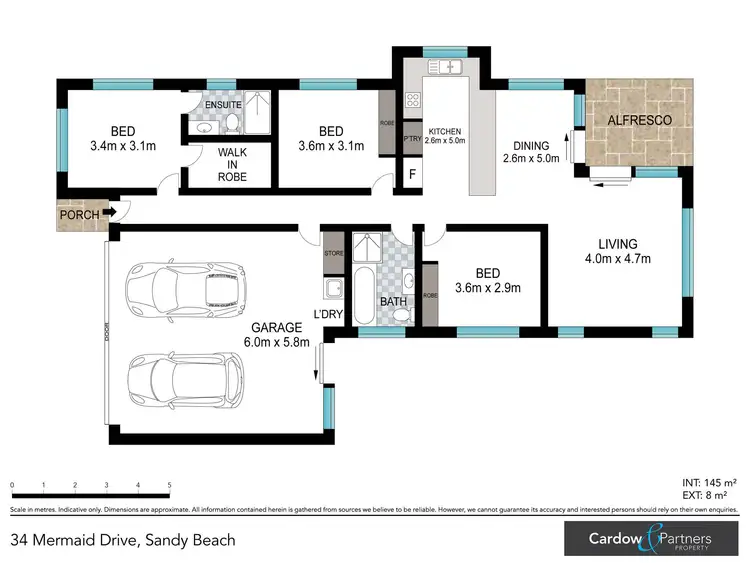 Floorplan of Homely house listing, 34 Mermaid Drive, Sandy Beach NSW 2456