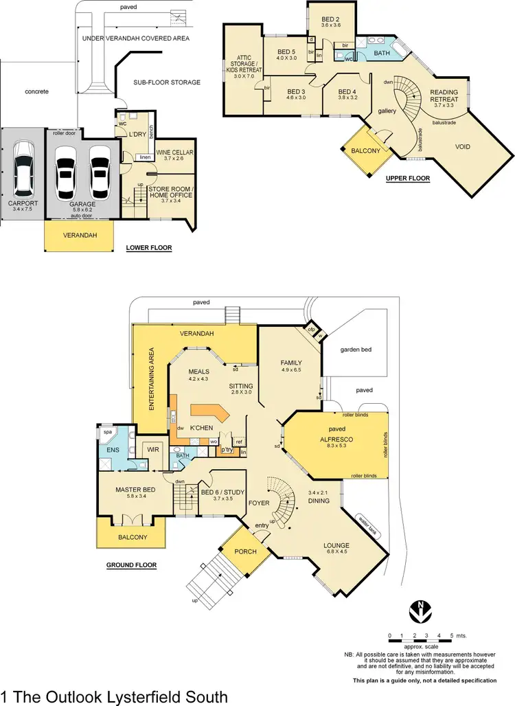 Floorplan of Homely house listing, 1 The Outlook, Lysterfield South VIC 3156