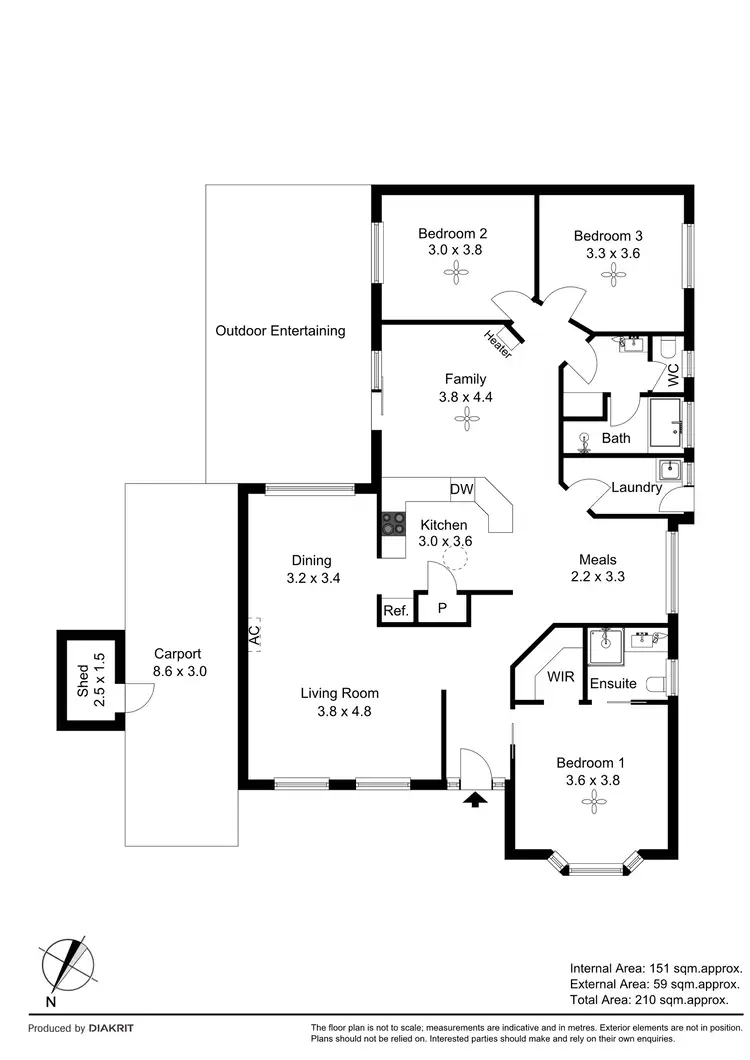 Floorplan of Homely house listing, 4 Whitehill Court, Sheidow Park SA 5158