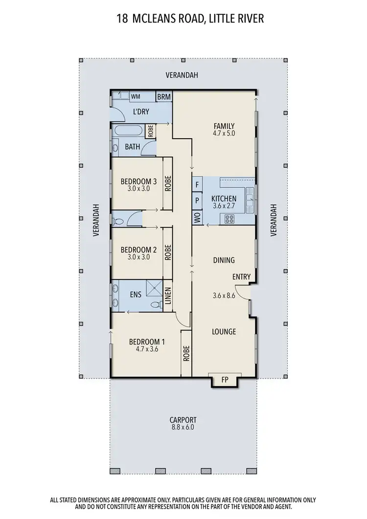 Floorplan of Homely rural property listing, 18 Mcleans Road, Little River VIC 3211