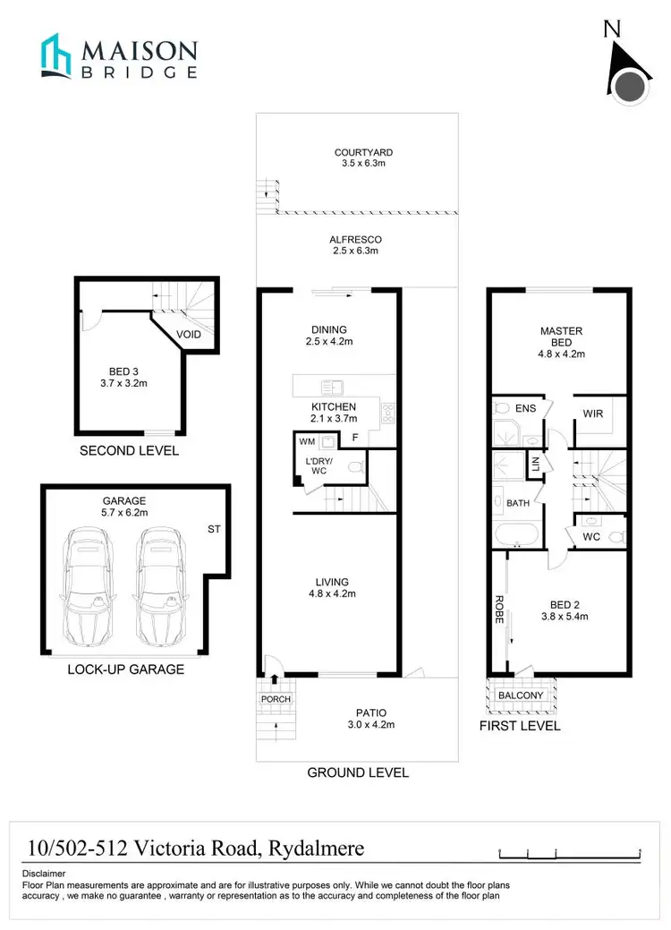 Floorplan of Homely townhouse listing, 10/502-512 Victoria Road, Rydalmere NSW 2116
