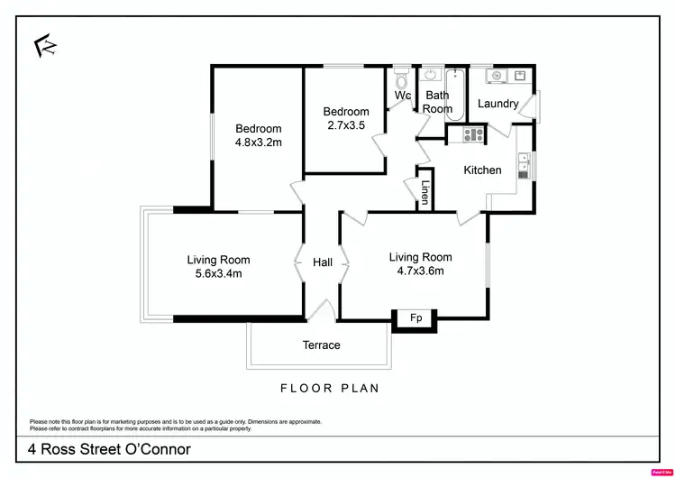 Floorplan of Homely house listing, 4 Ross Street, O'connor ACT 2602