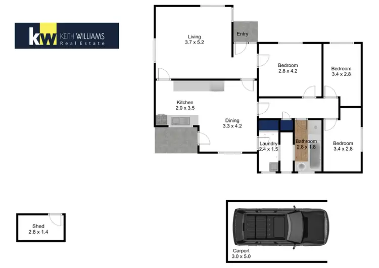 Floorplan of Homely house listing, 1 Esler Street, Traralgon VIC 3844