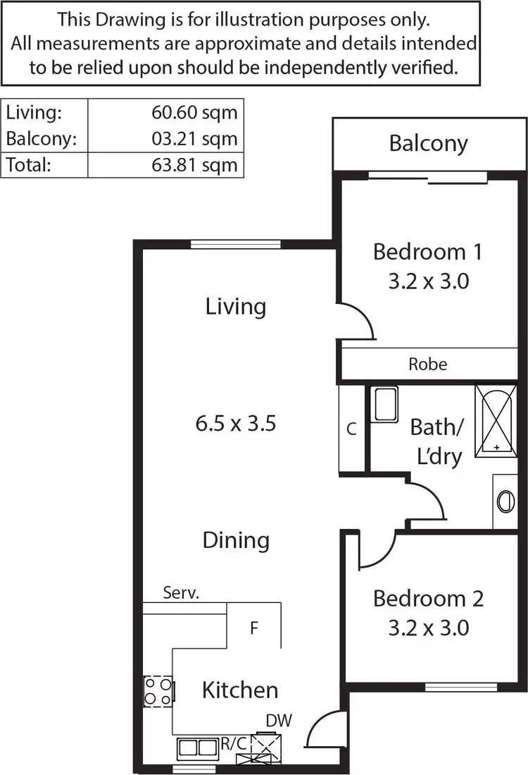 Floorplan of Homely unit listing, 18/274 South Terrace, Adelaide SA 5000