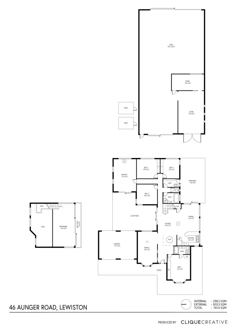 Floorplan of Homely house listing, 46 Aunger Road, Lewiston SA 5501