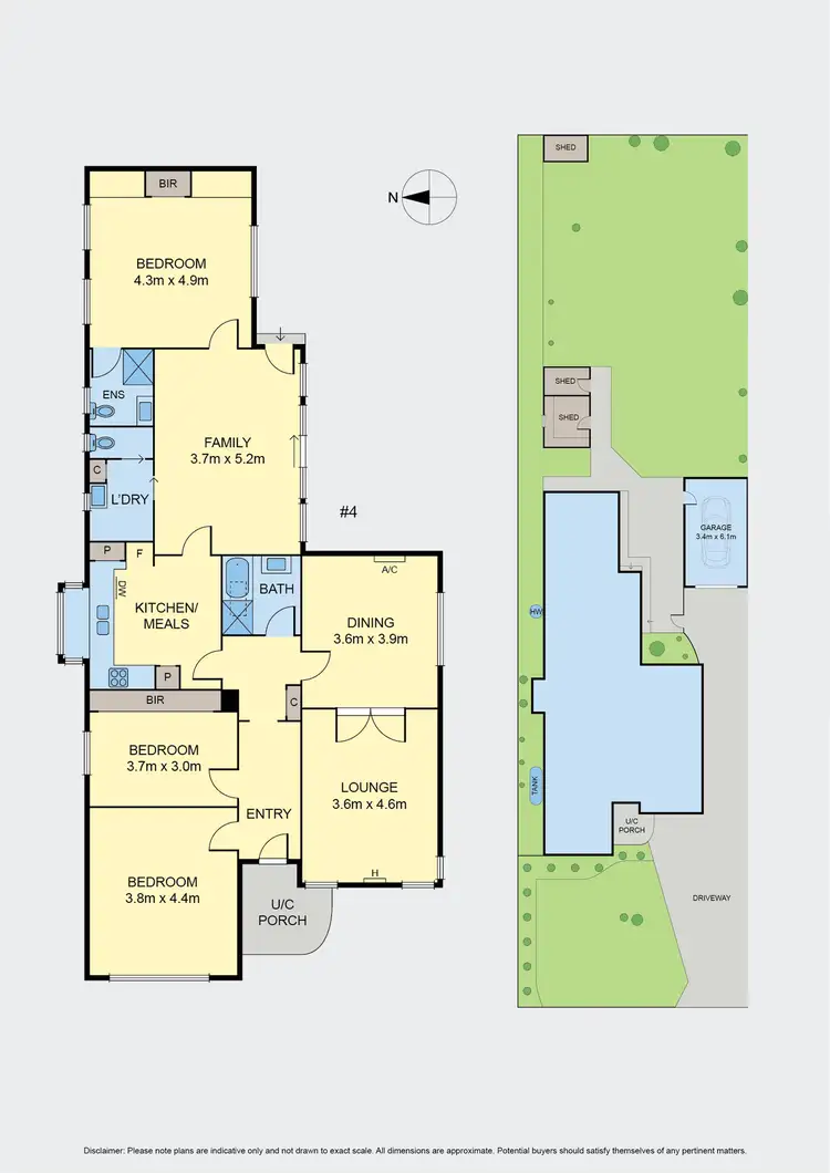 Floorplan of Homely house listing, 4 Nimmo Street, Essendon VIC 3040