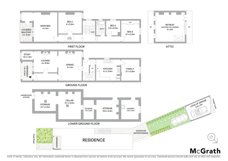 Floorplan of Homely house listing, 12 Cook Road, Centennial Park NSW 2021