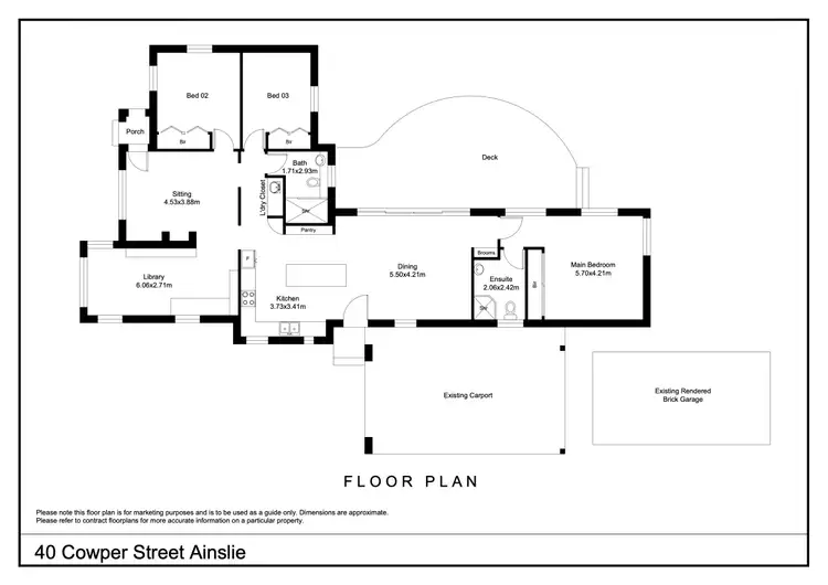 Floorplan of Homely house listing, 40 Cowper Street, Ainslie ACT 2602