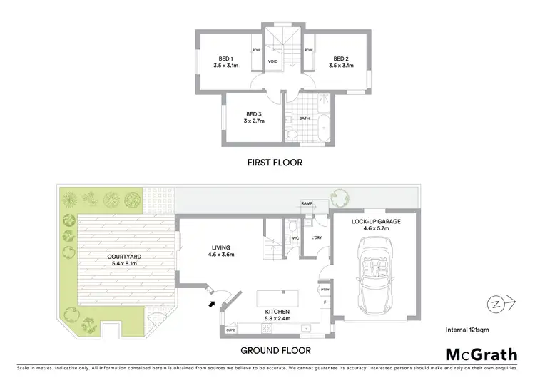 Floorplan of Homely house listing, 1/70A Thomas Street, North Manly NSW 2100