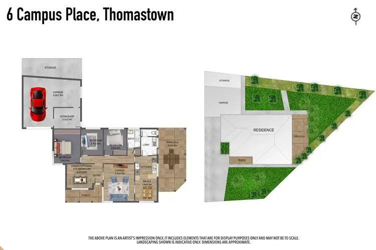 Floorplan of Homely house listing, 6 Campus Place, Thomastown VIC 3074