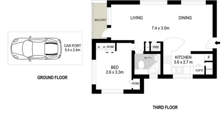 Floorplan of Homely unit listing, 5/55 Addison Road, Manly NSW 2095