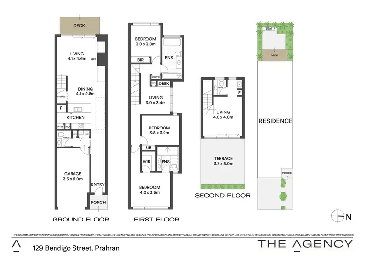 Floorplan of Homely house listing, 129 Bendigo Street, Prahran VIC 3181
