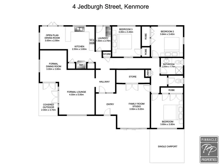 Floorplan of Homely house listing, 4 Jedburgh Street, Kenmore QLD 4069