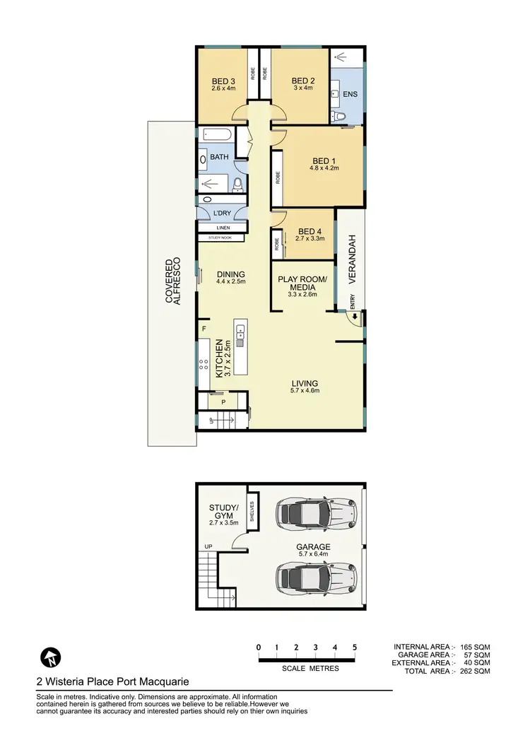 Floorplan of Homely house listing, 2 Wisteria Place, Port Macquarie NSW 2444