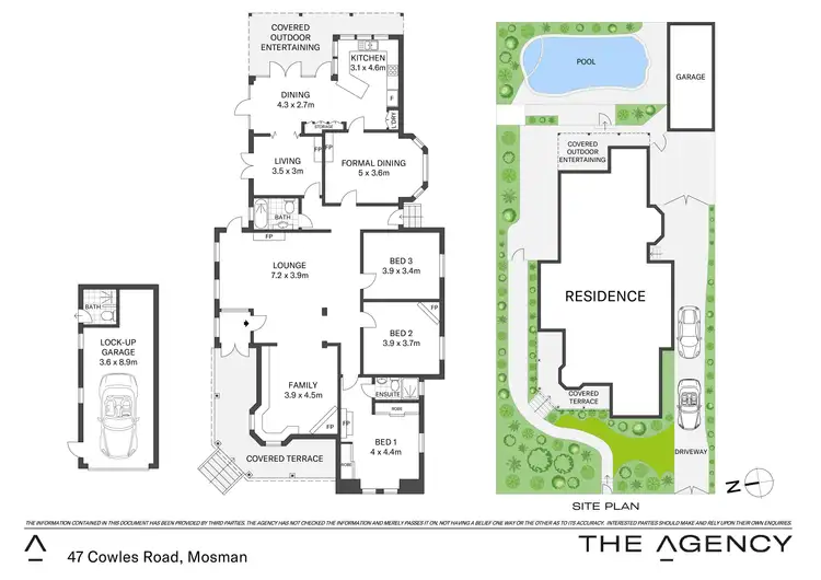 Floorplan of Homely house listing, 47 Cowles Road, Mosman NSW 2088