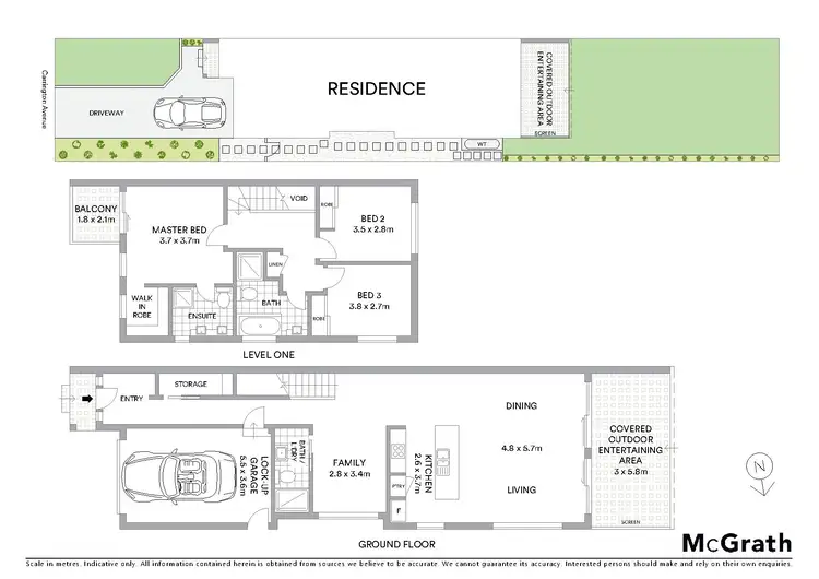 Floorplan of Homely semi-detached listing, 7A Carrington Avenue, Caringbah NSW 2229