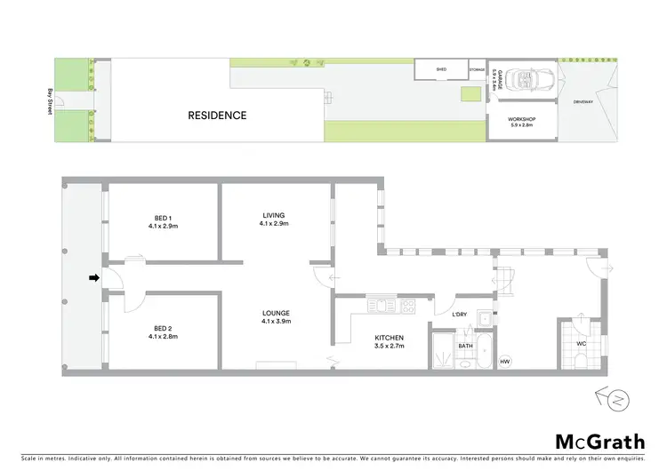 Floorplan of Homely terrace listing, 113 Bay Street, Botany NSW 2019