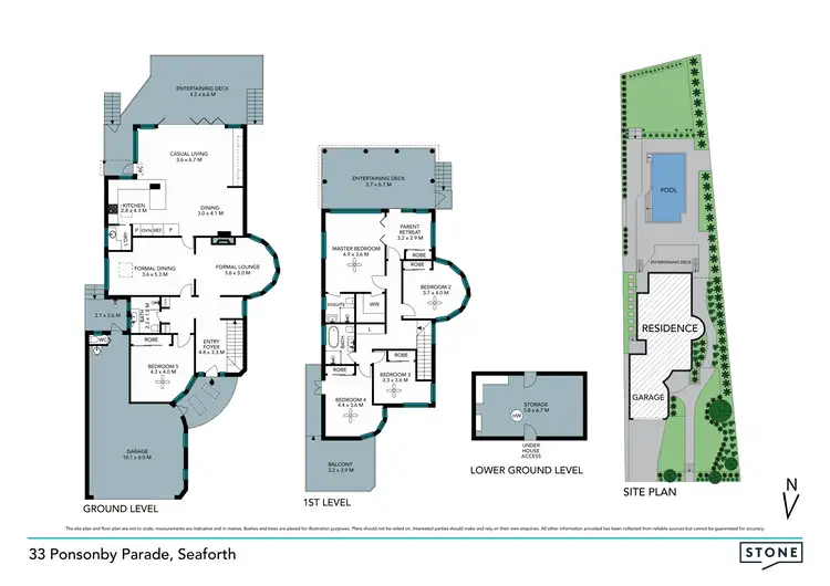 Floorplan of Homely house listing, 33 Ponsonby Parade, Seaforth NSW 2092