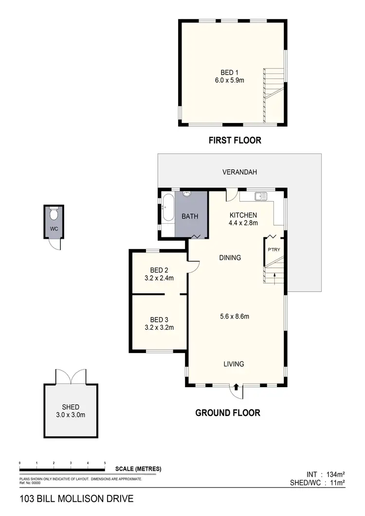 Floorplan of Homely house listing, 103 Bill Mollison Drive, Axedale VIC 3551