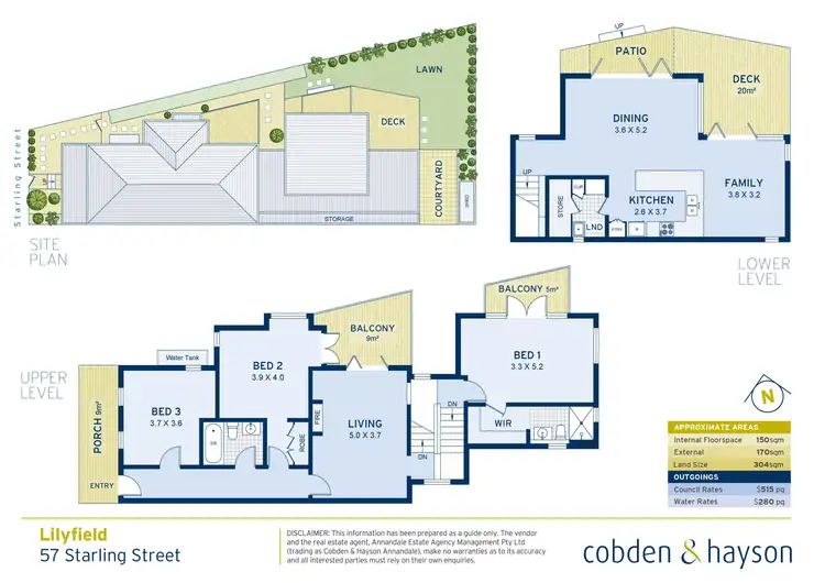 Floorplan of Homely house listing, 57 Starling Street, Lilyfield NSW 2040