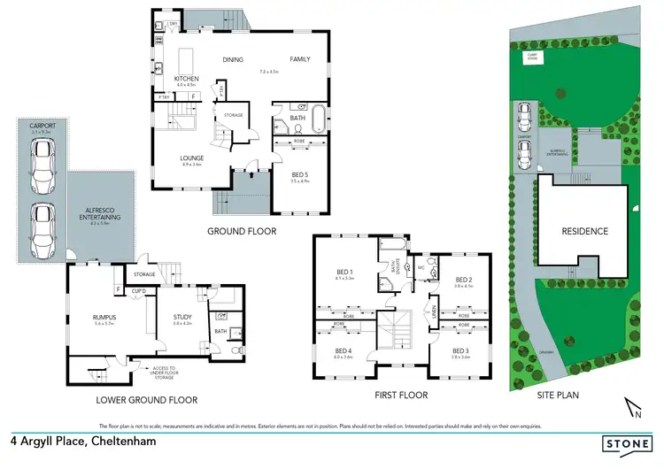 Floorplan of Homely house listing, 4 Argyll Place, Cheltenham NSW 2119