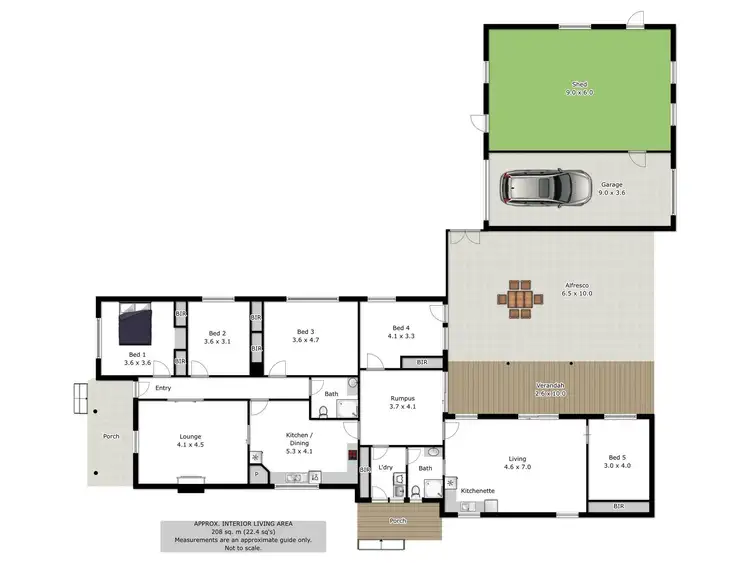 Floorplan of Homely house listing, 22 Barkly Street, Rutherglen VIC 3685