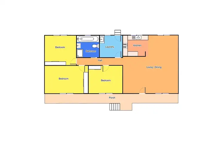 Floorplan of Homely house listing, 22 Valerie Street, Taree NSW 2430