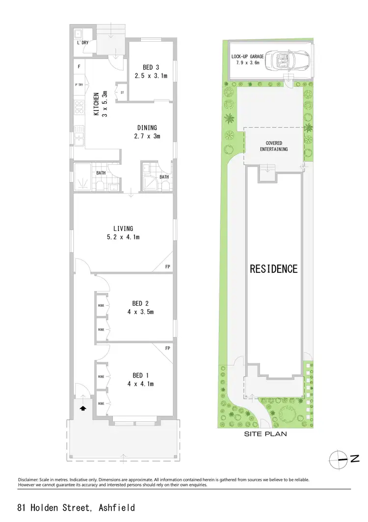 Floorplan of Homely house listing, 81 Holden Street, Ashfield NSW 2131