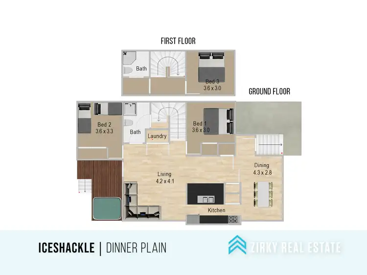 Floorplan of Homely house listing, Iceshackle Horsehair Bend, Dinner Plain VIC 3898