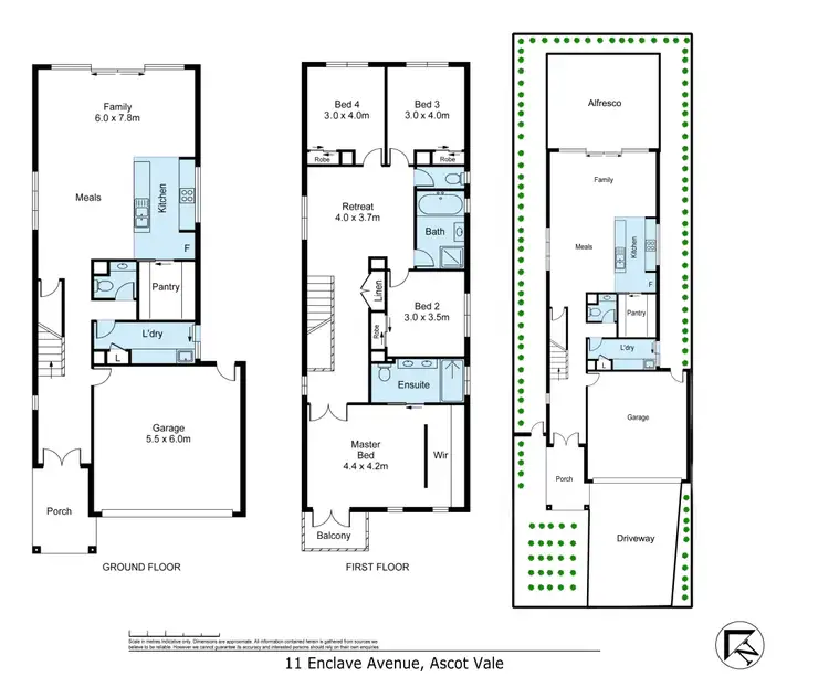 Floorplan of Homely house listing, 11 Enclave Avenue, Ascot Vale VIC 3032