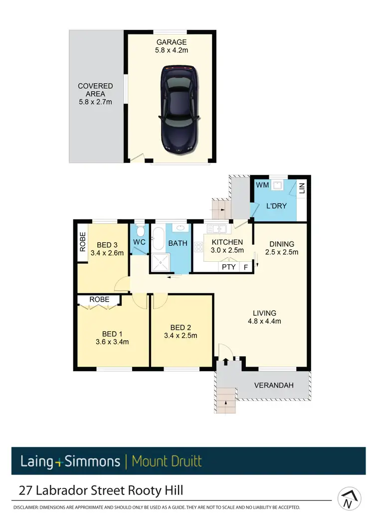 Floorplan of Homely house listing, 27 Labrador Street, Rooty Hill NSW 2766
