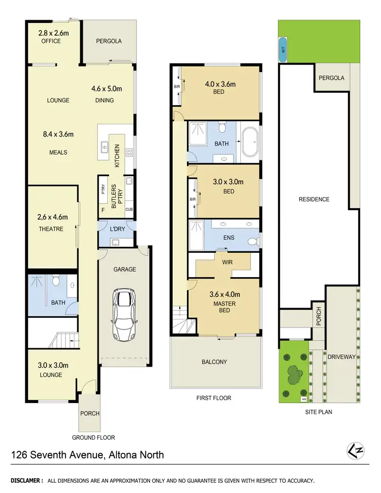 Floorplan of Homely townhouse listing, 126 Seventh Avenue, Altona North VIC 3025