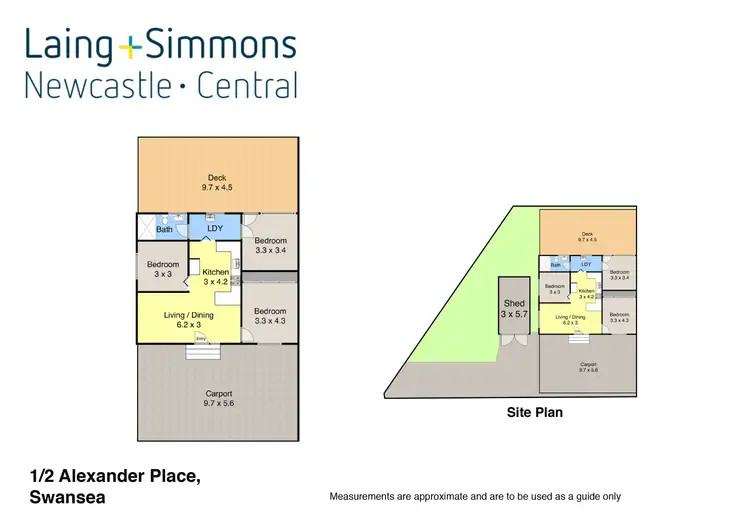 Floorplan of Homely house listing, 1/2 Alexander Place, Swansea NSW 2281