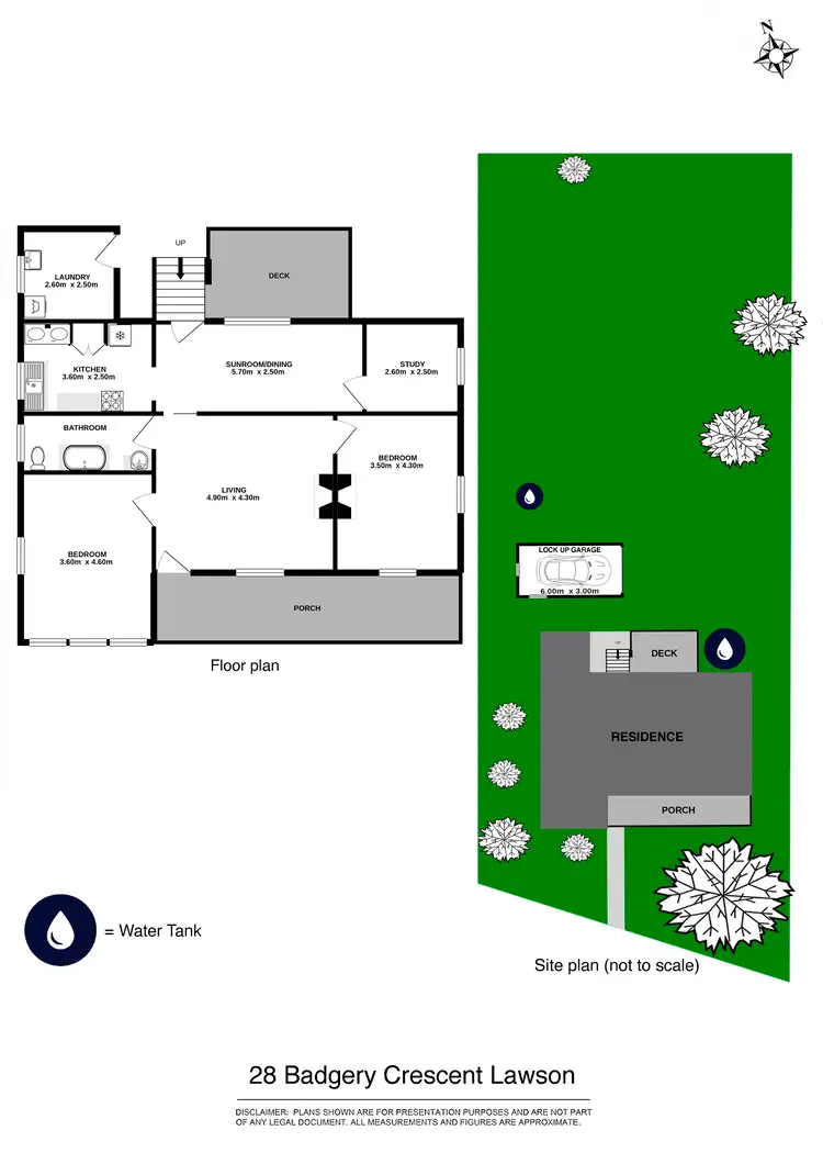 Floorplan of Homely house listing, 28 Badgerys Crescent, Lawson NSW 2783