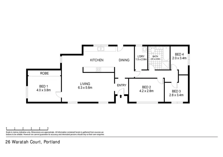 Floorplan of Homely house listing, 26 Waratah Crescent, Portland VIC 3305