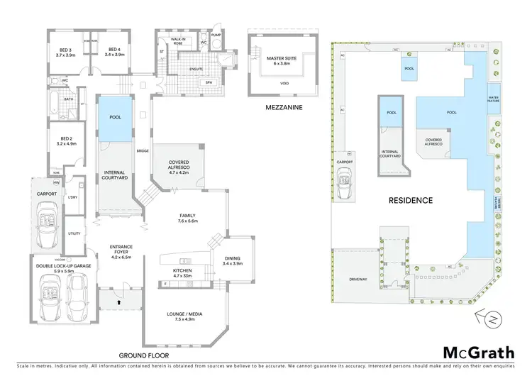 Floorplan of Homely house listing, 2 Hartley Crescent, Pelican Waters QLD 4551