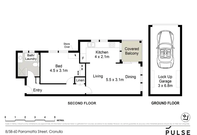 Floorplan of Homely unit listing, 8/58-60 Parramatta Street, Cronulla NSW 2230