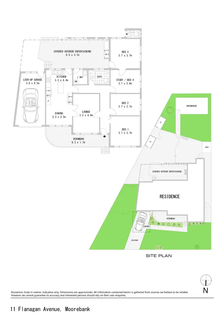 Floorplan of Homely house listing, 11 Flanagan Avenue, Moorebank NSW 2170