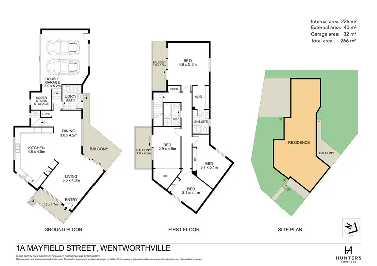 Floorplan of Homely semi-detached listing, 1A Mayfield Street, Wentworthville NSW 2145