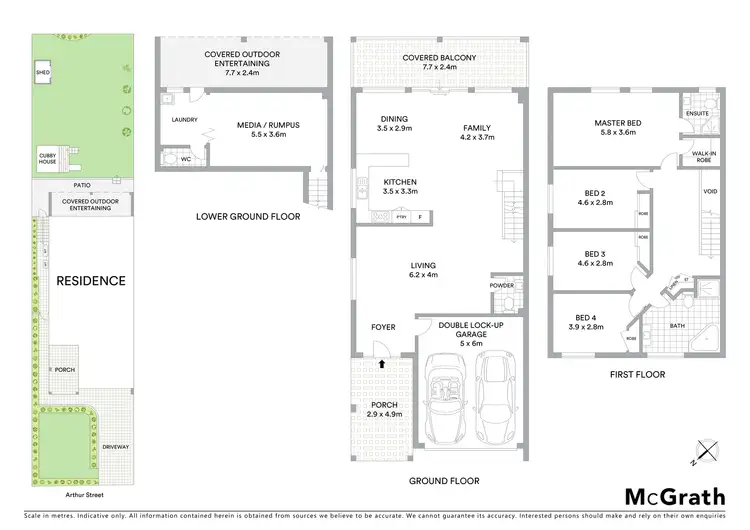 Floorplan of Homely semi-detached listing, 19B Arthur Street, Ryde NSW 2112