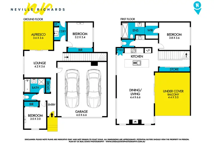 Floorplan of Homely townhouse listing, 2/18 Reaby Street, Portarlington VIC 3223