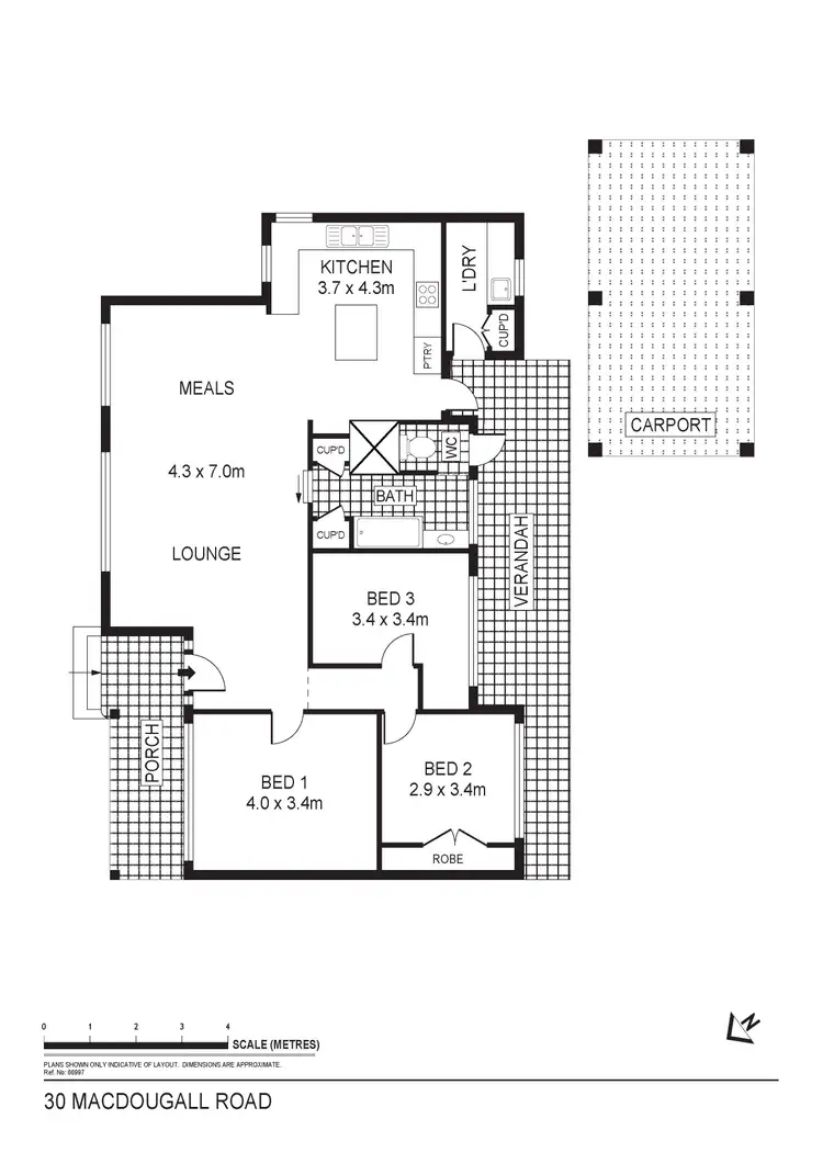 Floorplan of Homely house listing, 30 MacDougall Road, Golden Square VIC 3555