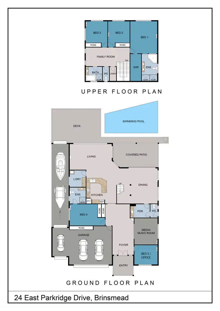 Floorplan of Homely house listing, 24 East Parkridge Drive, Brinsmead QLD 4870