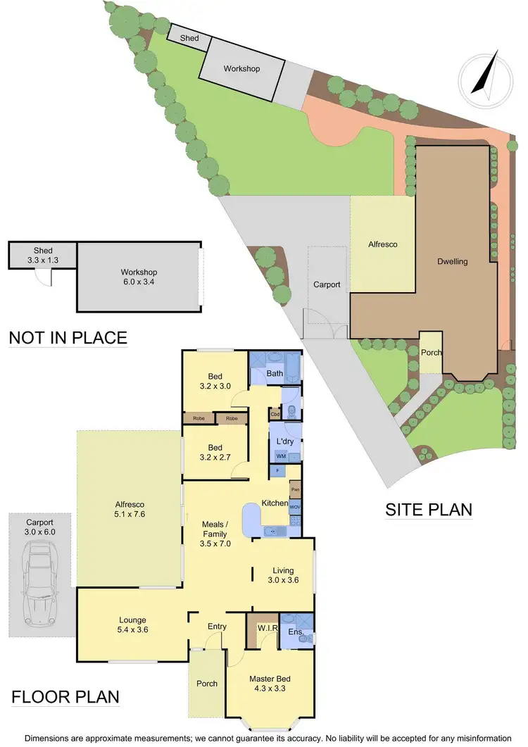 Floorplan of Homely house listing, 3 Corbin Place, Mill Park VIC 3082