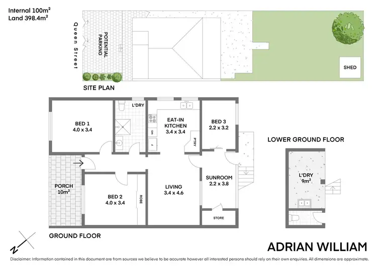 Floorplan of Homely house listing, 4 Queen Street, Marrickville NSW 2204